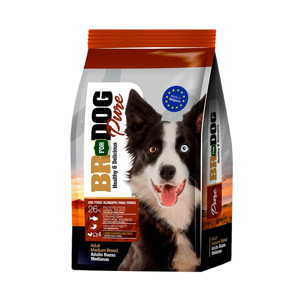 BR FOR DOG PURE ADULT RAZA MEDIANA 3 KG