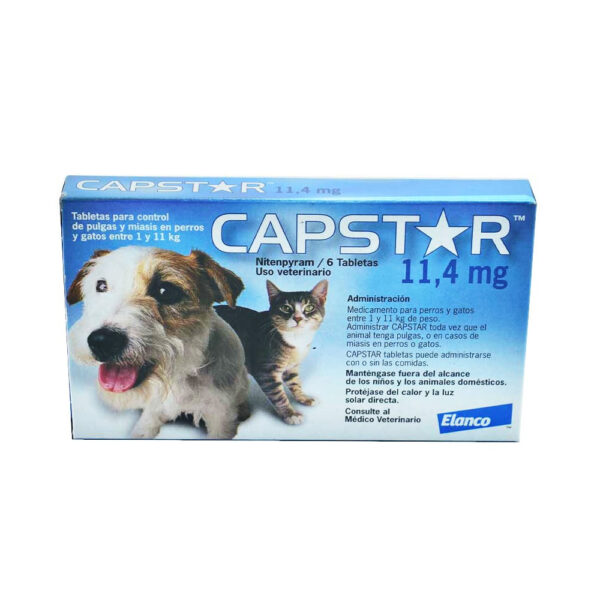 CAPSTAR 11.4 MG X TABLETAS – Petopia Store