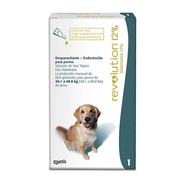 REVOLUTION 12% X 2,0 ML (20 a 40 Kilos)