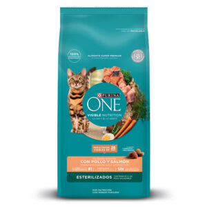 ONE Gato Esterilizado Pollo y Salmón 2KG