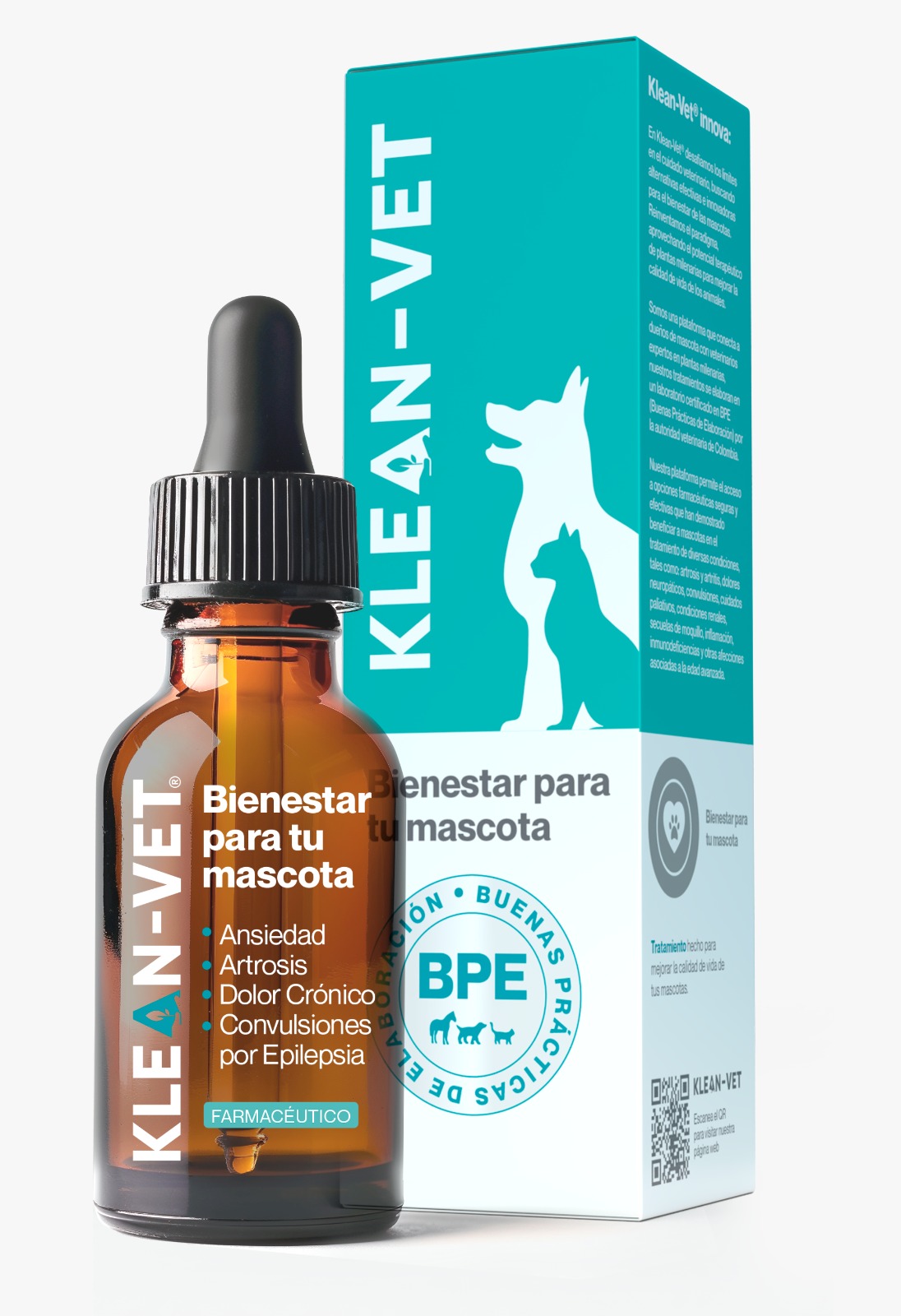 KLEAN-VET 20MG CBD/ML 30 ML 2%