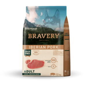 BRAVERY IBERIAN PORK ADULT LARGE/MEDIUM BREEDS 12 KG