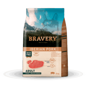 BRAVERY IBERIAN PORK ADULT LARGE/MEDIUM BREEDS 4 KG