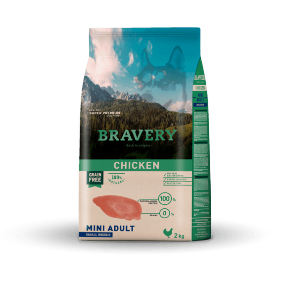 BRAVERY CHICKEN MINI ADULT SMALL BREEDS 2 KG