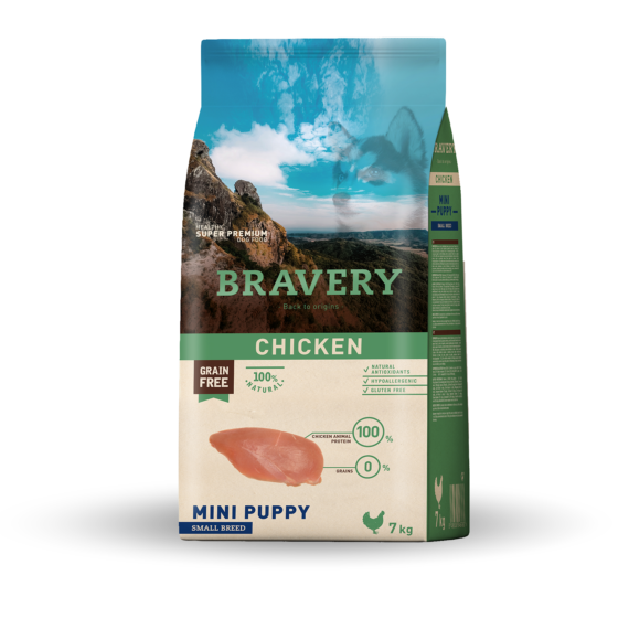 BRAVERY CHICKEN MINI PUPPY SMALL BREEDS 2 KG