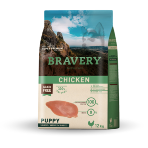 BRAVERY CHICKEN ADULT LARGE/MEDIUM BREEDS 12 KG